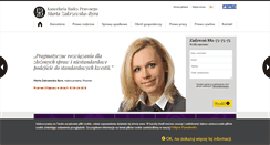 Desktop Screenshot of mzbkancelaria.pl